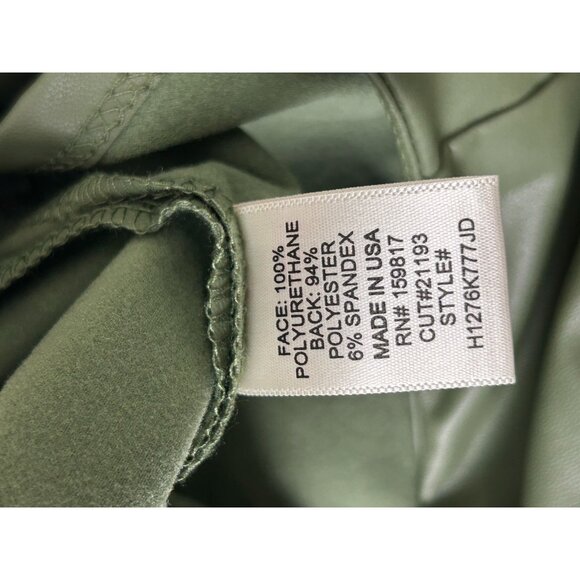 Altar'd State Women's Olive Green Leather Skort Size SMALL NWT - Picture 13 of 14
